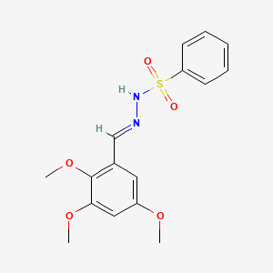 N'-(2,3,5-trimethoxybenzylidene)benzenesulfonohydrazide