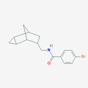 4-bromo-N-(6-tricyclo[3.2.1.02,4]octanylmethyl)benzamide