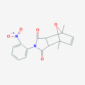 4,7-dimethyl-2-(2-nitrophenyl)-3a,4,7,7a-tetrahydro-1H-4,7-epoxyisoindole-1,3(2H)-dione