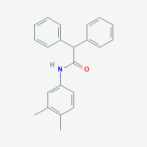 molecular formula C22H21NO B391515 N-(3,4-dimethylphenyl)-2,2-diphenylacetamide CAS No. 70298-69-0