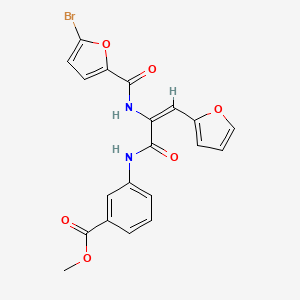 methyl 3-{[2-[(5-bromo-2-furoyl)amino]-3-(2-furyl)acryloyl]amino}benzoate