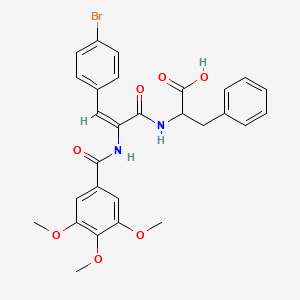 N-{3-(4-bromophenyl)-2-[(3,4,5-trimethoxybenzoyl)amino]acryloyl}phenylalanine