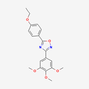 5-(4-ethoxyphenyl)-3-(3,4,5-trimethoxyphenyl)-1,2,4-oxadiazole