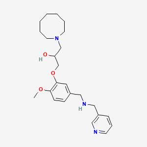 1-(1-azocanyl)-3-(2-methoxy-5-{[(3-pyridinylmethyl)amino]methyl}phenoxy)-2-propanol