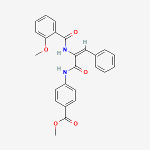 methyl 4-({2-[(2-methoxybenzoyl)amino]-3-phenylacryloyl}amino)benzoate