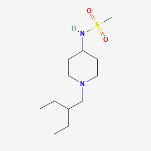 N-[1-(2-ethylbutyl)-4-piperidinyl]methanesulfonamide