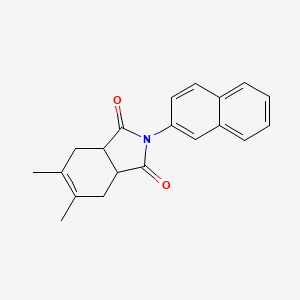 5,6-dimethyl-2-(2-naphthyl)-3a,4,7,7a-tetrahydro-1H-isoindole-1,3(2H)-dione