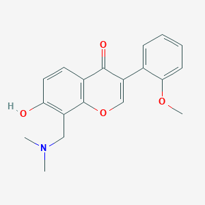 8-[(dimethylamino)methyl]-7-hydroxy-3-(2-methoxyphenyl)-4H-chromen-4-one