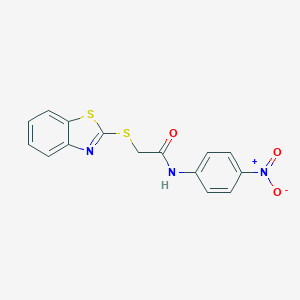 2-(1,3-benzothiazol-2-ylsulfanyl)-N-(4-nitrophenyl)acetamide