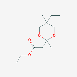 ethyl (5-ethyl-2,5-dimethyl-1,3-dioxan-2-yl)acetate