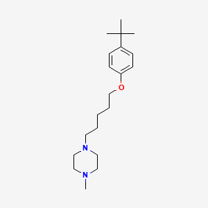 1-[5-(4-tert-butylphenoxy)pentyl]-4-methylpiperazine