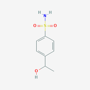 molecular formula C8H11NO3S B039157 4-(1-羟乙基)苯-1-磺酰胺 CAS No. 113412-15-0