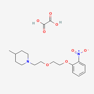 4-methyl-1-{2-[2-(2-nitrophenoxy)ethoxy]ethyl}piperidine oxalate