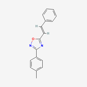 3-(4-methylphenyl)-5-(2-phenylvinyl)-1,2,4-oxadiazole