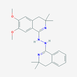 6,7-dimethoxy-3,3-dimethyl-3,4-dihydro-1(2H)-isoquinolinone (3,3-dimethyl-3,4-dihydro-1(2H)-isoquinolinylidene)hydrazone