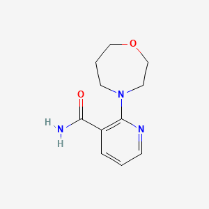 2-(1,4-oxazepan-4-yl)nicotinamide