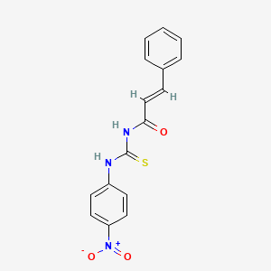 N-{[(4-nitrophenyl)amino]carbonothioyl}-3-phenylacrylamide