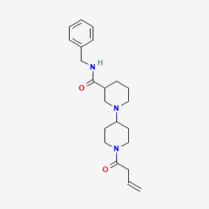 molecular formula C22H31N3O2 B3915934 N-benzyl-1'-(3-butenoyl)-1,4'-bipiperidine-3-carboxamide 
