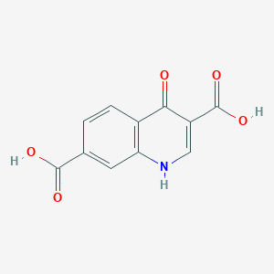 B3916063 4-oxo-1,4-dihydro-3,7-quinolinedicarboxylic acid CAS No. 63463-25-2