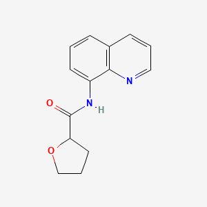 N-8-quinolinyltetrahydro-2-furancarboxamide