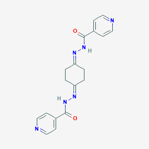 N'-[4-(2-isonicotinoylhydrazono)cyclohexylidene]isonicotinohydrazide