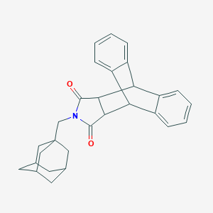 13-(1-Adamantylmethyl)-9,10-dihydro-12,14-oxo-9,10-[3,4]pyrrolidinoanthracene