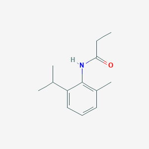 molecular formula C13H19NO B3916352 N-(2-isopropyl-6-methylphenyl)propanamide 