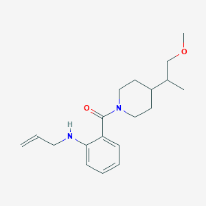 molecular formula C19H28N2O2 B3916362 N-allyl-2-{[4-(2-methoxy-1-methylethyl)piperidin-1-yl]carbonyl}aniline 