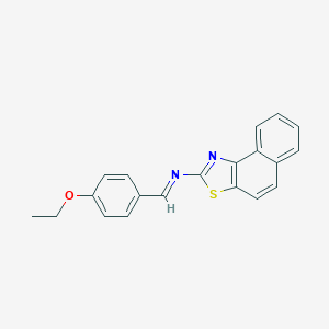 N-(4-ethoxybenzylidene)-N-naphtho[1,2-d][1,3]thiazol-2-ylamine