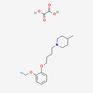 molecular formula C20H31NO6 B3916464 1-[4-(2-ethoxyphenoxy)butyl]-4-methylpiperidine oxalate 