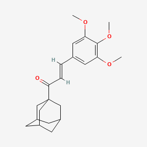 1-(1-adamantyl)-3-(3,4,5-trimethoxyphenyl)-2-propen-1-one