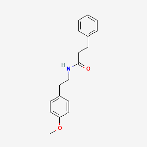 N-[2-(4-methoxyphenyl)ethyl]-3-phenylpropanamide