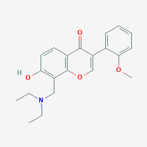 8-[(diethylamino)methyl]-7-hydroxy-3-(2-methoxyphenyl)-4H-chromen-4-one