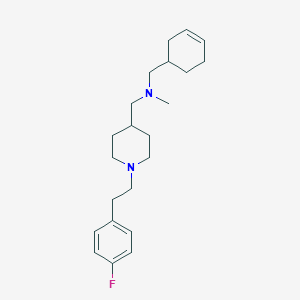 (3-cyclohexen-1-ylmethyl)({1-[2-(4-fluorophenyl)ethyl]-4-piperidinyl}methyl)methylamine