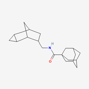 N-(tricyclo[3.2.1.0~2,4~]oct-6-ylmethyl)-1-adamantanecarboxamide