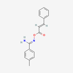 N'-(cinnamoyloxy)-4-methylbenzenecarboximidamide