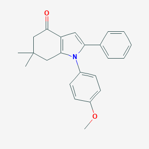 1-(4-methoxyphenyl)-6,6-dimethyl-2-phenyl-1,5,6,7-tetrahydro-4H-indol-4-one