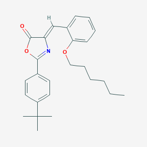 2-(4-tert-butylphenyl)-4-[2-(hexyloxy)benzylidene]-1,3-oxazol-5(4H)-one