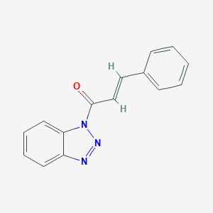 molecular formula C15H11N3O B391691 (2E)-1-(1H-1,2,3-Benzotriazol-1-yl)-3-phenylprop-2-en-1-one CAS No. 328012-09-5