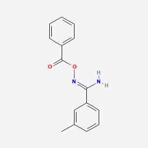 N'-(benzoyloxy)-3-methylbenzenecarboximidamide