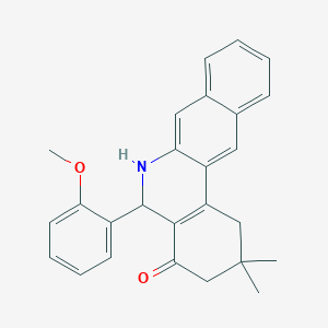 5-(2-methoxyphenyl)-2,2-dimethyl-2,3,5,6-tetrahydrobenzo[b]phenanthridin-4(1H)-one