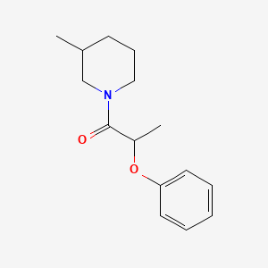 3-methyl-1-(2-phenoxypropanoyl)piperidine