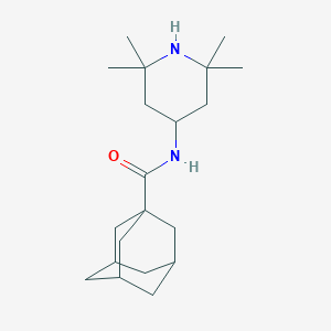 molecular formula C20H34N2O B391745 N-(2,2,6,6-tetramethyl-4-piperidinyl)-1-adamantanecarboxamide 
