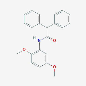molecular formula C22H21NO3 B391746 N-(2,5-dimethoxyphenyl)-2,2-diphenylacetamide 