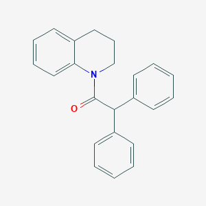 molecular formula C23H21NO B391748 1-(Diphenylacetyl)-1,2,3,4-tetrahydroquinoline CAS No. 120750-01-8
