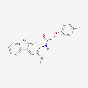 N-(2-methoxydibenzo[b,d]furan-3-yl)-2-(4-methylphenoxy)acetamide