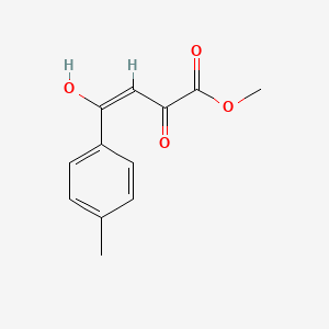 molecular formula C12H12O4 B3917563 methyl 2-hydroxy-4-(4-methylphenyl)-4-oxo-2-butenoate 