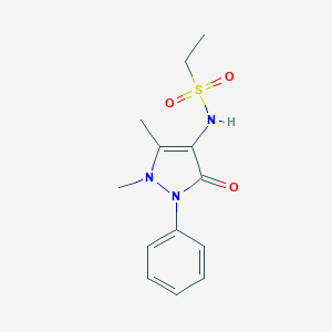 N-(1,5-dimethyl-3-oxo-2-phenyl-2,3-dihydro-1H-pyrazol-4-yl)ethanesulfonamide