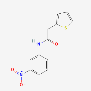 molecular formula C12H10N2O3S B3917721 N-(3-nitrophenyl)-2-(2-thienyl)acetamide 