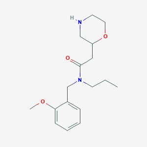 N-(2-methoxybenzyl)-2-(2-morpholinyl)-N-propylacetamide hydrochloride